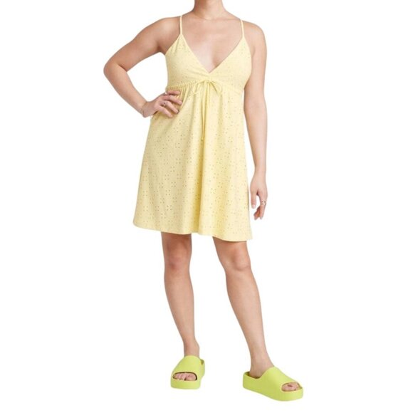 Wild Fable Dresses N2 Wild Fable Pink Eyelet Sleeveless Dress I Size: XXL - Picture 1 of 9